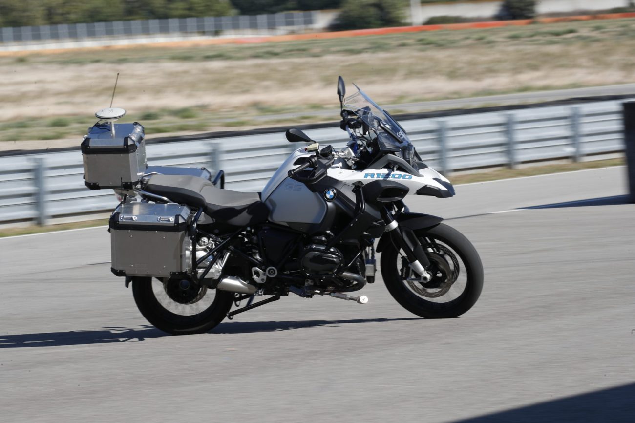 Versuchsträger: Selbstfahrende BMW R 1200 GS