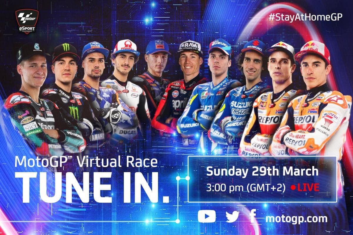 Virtuelles MotoGP Rennen