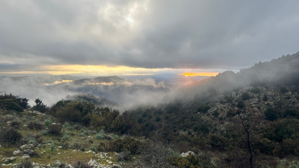 Lichtblick im Gennargentu- Nationalpark: Sardinien taugt immer wieder für spektakuläre Landschaften; diese hier ist besonders wild und unberührt. Auf eigene Faust und ohne ortskundigen Guide käme man allerdings nie hierhin.