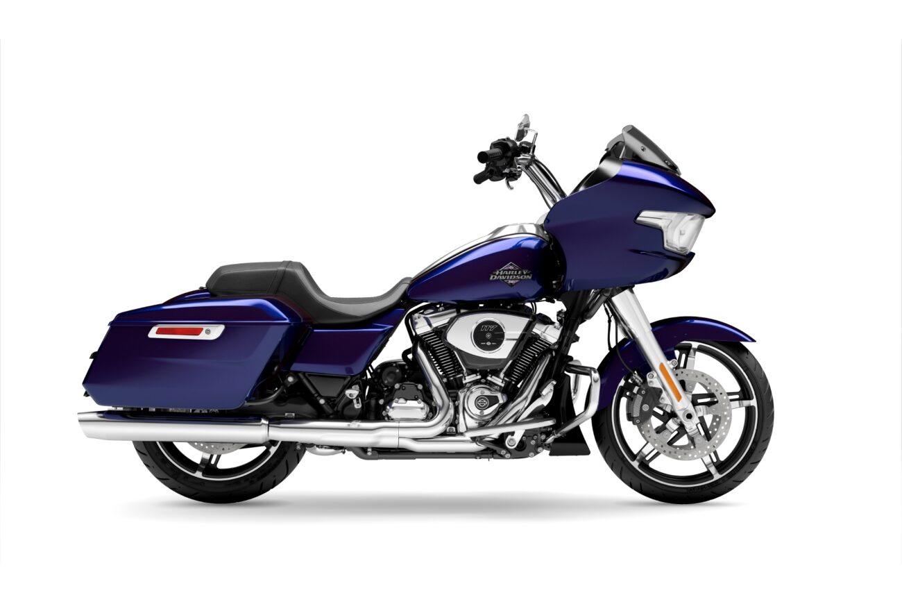 2025er Harley-Davidson Road Glide in Mystic Shift.