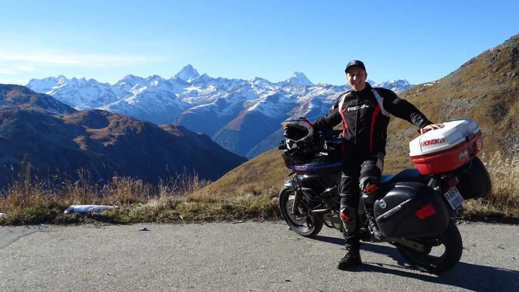 Stopp auf dem Nufenenpass.